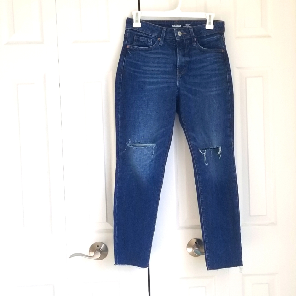 NWOT Old Navy OG Straight High Rise Jeans, 4P